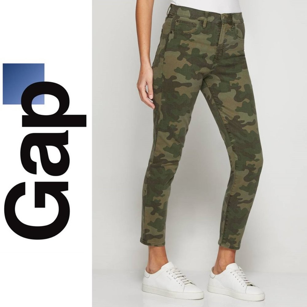 NWT GAP TRUE SKINNY ANKLE CAMO